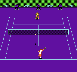 Four Players' Tennis (Europe) In game screenshot